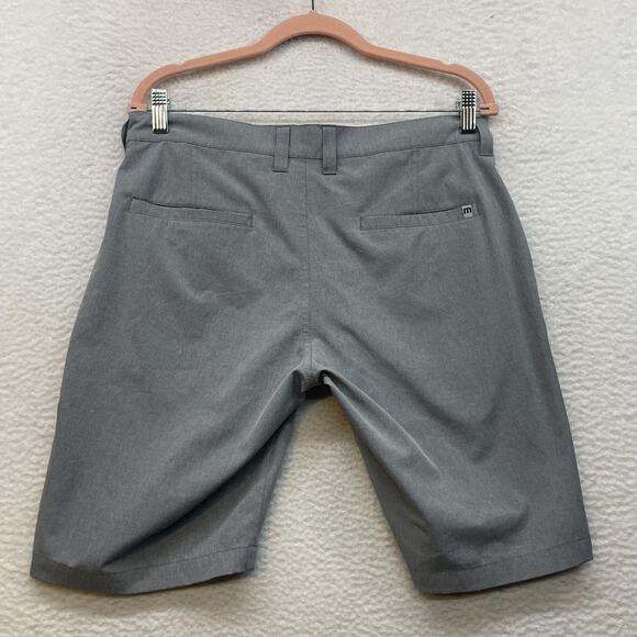 Travis Mathew Beck Shorts Mens 32 Gray Modern Fit Golf Performance Stretch - Picture 2 of 10